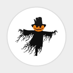 Pumpkin Patch Scarecrow Magnet